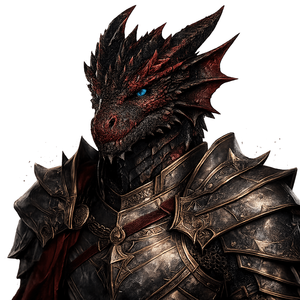 Dragon portrait of Oscar Ahlgren